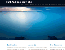 Tablet Screenshot of huntandco.com